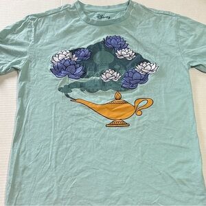 Disney Mint Green Aladdin Lamp Graphic Tee